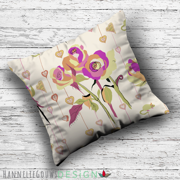 Roses Pillow Cover