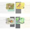 Free Watercolour Bird Calendar 2025