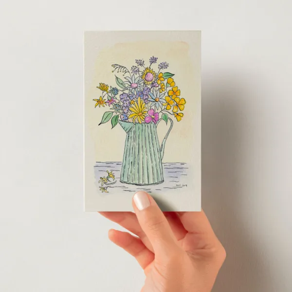 Floral Greeting Cards Pack of 6