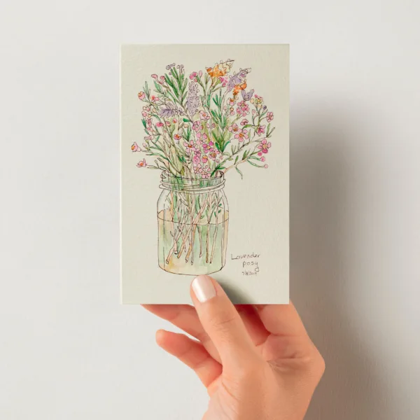 Floral Greeting Cards Pack of 6