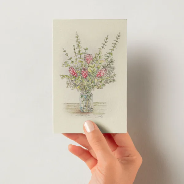 Floral Greeting Cards Pack of 6